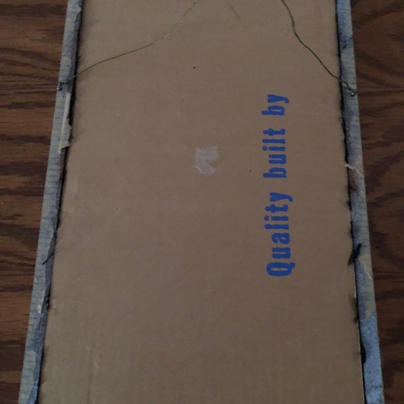 Vintage framed hand embroidery picture yellow flowers - Picture 4 of 4